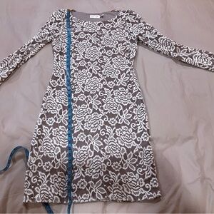 Eliza J Long Sleeve Dress - Light Purple